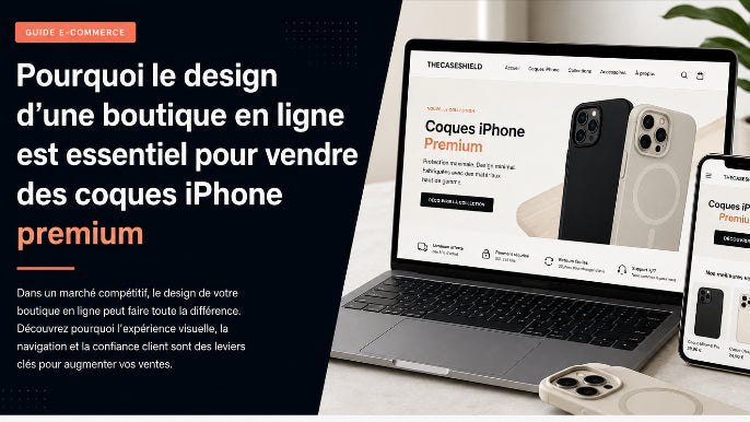 Pourquoi le design d'une boutique en ligne est essentiel pour vendre des coques iPhone premium ?