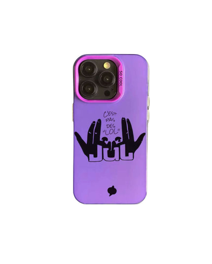 Coque JUL C’est pas des LOL - Violet
