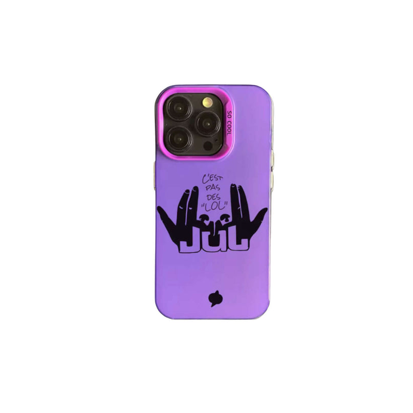 Coque JUL C’est pas des LOL - Violet