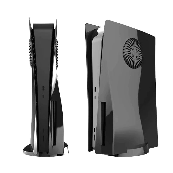 Façades pour PS5 Slim - Édition Chrome Noir
